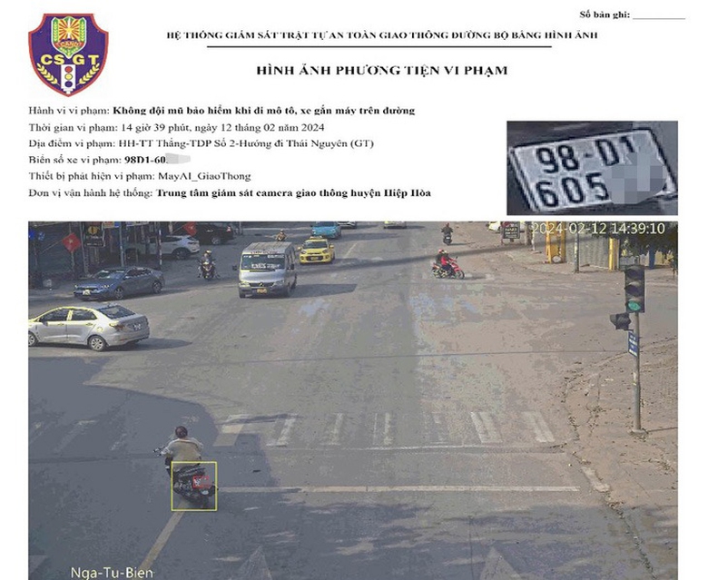 Bộ Công an nói về các hình thức thông báo phạt nguội vi phạm giao thông- Ảnh 1. Bộ Công an nói về các hình thức thông báo phạt nguội vi phạm giao thông- Ảnh 1.