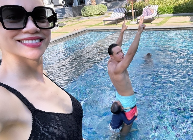 Sao Việt "trốn n&oacute;ng" 30/4-1/5: Khả Ng&acirc;n xuất ngoại, Kim Duy&ecirc;n diện bikini gợi cảm- Ảnh 10.