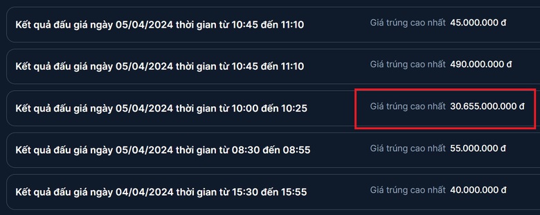 Biển số 30K-999.99 trúng đấu giá hơn 30 tỷ sau khi bị bỏ cọc- Ảnh 1. Biển số 30K-999.99 trúng đấu giá hơn 30 tỷ sau khi bị bỏ cọc- Ảnh 1.