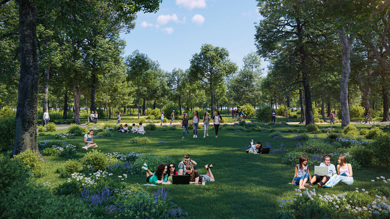 Đại lộ rộng thứ hai Nghệ An sắp h&igrave;nh th&agrave;nh, từ TP. Vinh đến ven s&ocirc;ng Lam chỉ 8 ph&uacute;t l&aacute;i xe- Ảnh 4.