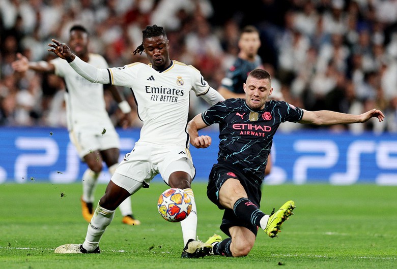 Champions League: Real và Man City hòa nhau theo kịch bản không thể hấp dẫn hơn- Ảnh 1. Champions League: Real và Man City hòa nhau theo kịch bản không thể hấp dẫn hơn- Ảnh 1.