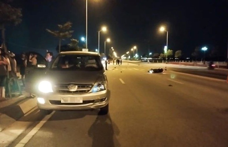 Hiện trường vụ tai nạn l&agrave;m ph&oacute; chủ tịch UBND x&atilde; tử vong.