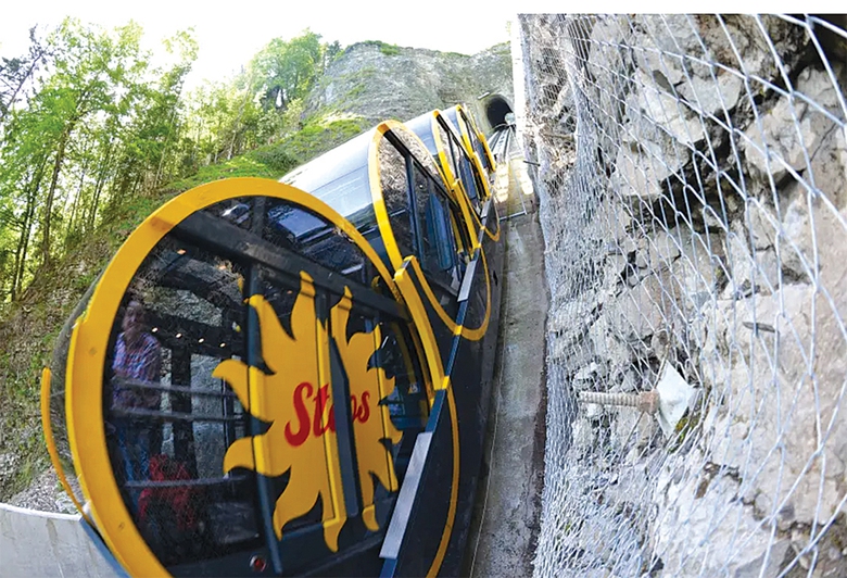 Hậu trường l&agrave;m tuyến đường sắt dốc nhất thế giới- Ảnh 1.