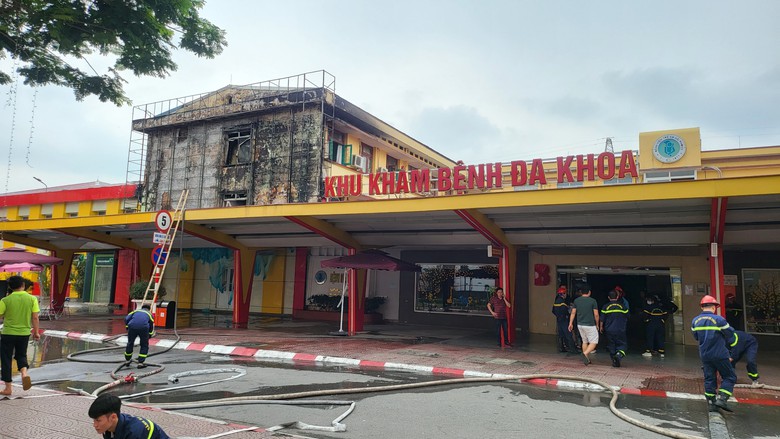 X&aacute;c định nguy&ecirc;n nh&acirc;n vụ ch&aacute;y ph&ograve;ng kh&aacute;m bệnh viện nhi ở Hải Ph&ograve;ng- Ảnh 1.