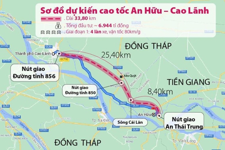 Dự &aacute;n cao tốc Cao L&atilde;nh - An Hữu: 382 hộ d&acirc;n Tiền Giang nhận tiền bồi thường- Ảnh 1.