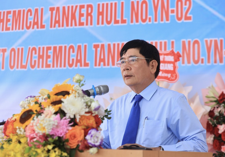 C&ocirc;ng ty Đ&oacute;ng t&agrave;u Ph&agrave; Rừng hạ thủy t&agrave;u dầu trọng tải 13.000 DWT- Ảnh 1.