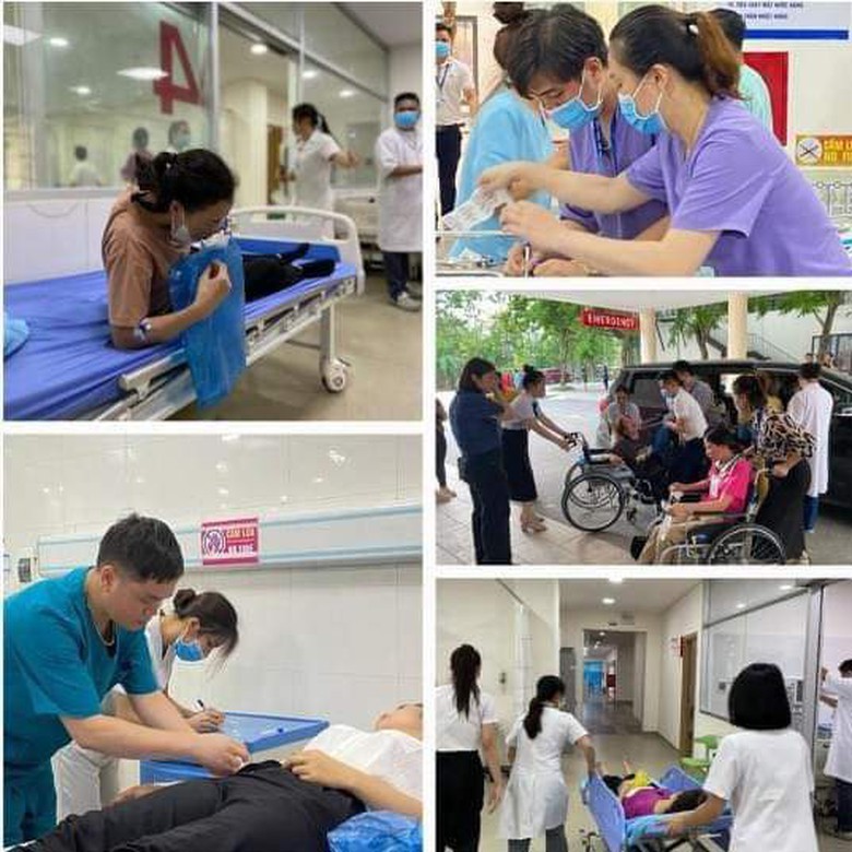 H&agrave;ng trăm c&ocirc;ng nh&acirc;n tại Vĩnh Ph&uacute;c phải cấp cứu, nghi ngộ độc- Ảnh 1.