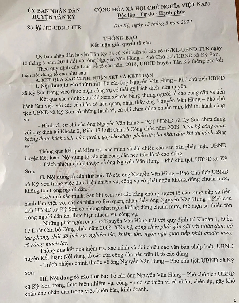 Nghệ An: Đề nghị kiểm điểm ph&oacute; chủ tịch x&atilde; h&aacute;ch dịch, cửa quyền với d&acirc;n- Ảnh 2.