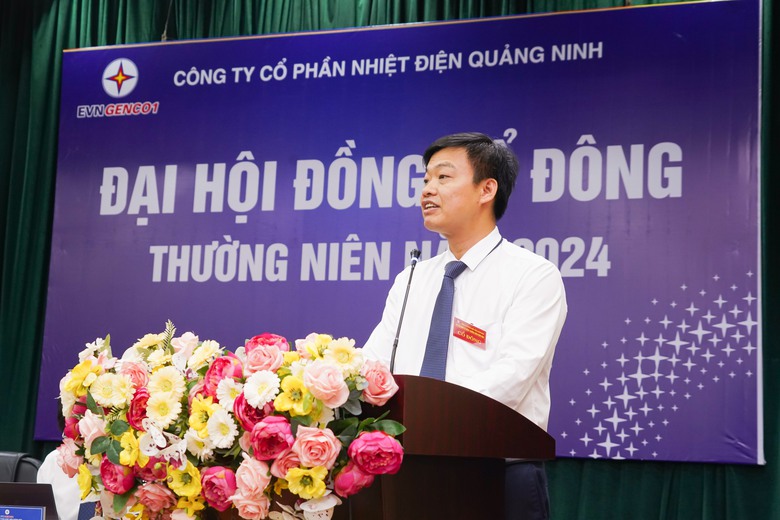 Đại hội đồng cổ đ&ocirc;ng thường ni&ecirc;n năm 2024 C&ocirc;ng ty CP Nhiệt điện Quảng Ninh- Ảnh 2.