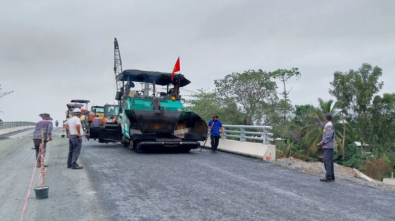 Cuối th&aacute;ng 5, ho&agrave;n th&agrave;nh đường nối QL91 v&agrave; tuyến tr&aacute;nh Long Xuy&ecirc;n- Ảnh 5.