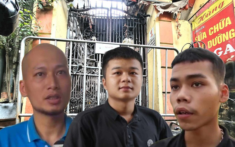 Ba người h&ugrave;ng trải l&ograve;ng việc đập tường cứu người trong vụ ch&aacute;y nh&agrave; trọ