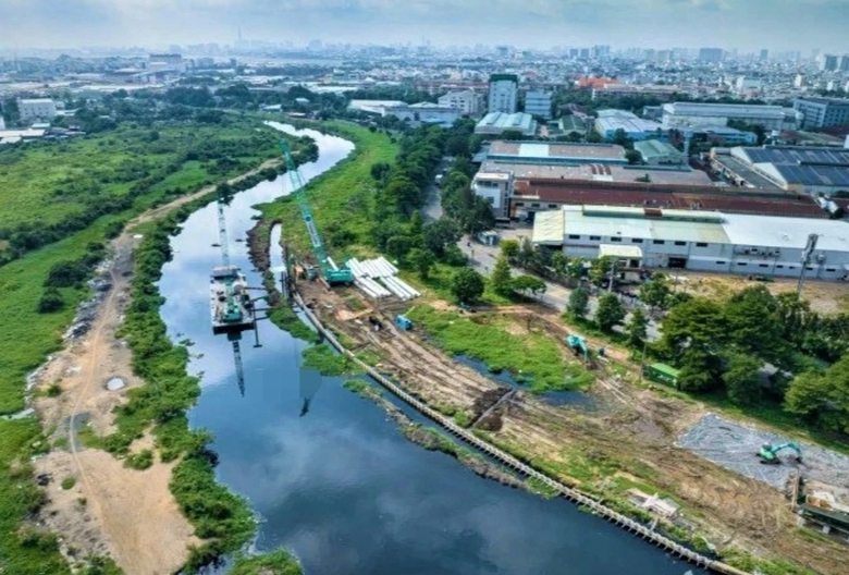TP.HCM: Đẩy nhanh tiến độ cải tạo k&ecirc;nh Tham Lương - Bến C&aacute;t - rạch Nước L&ecirc;n- Ảnh 1.