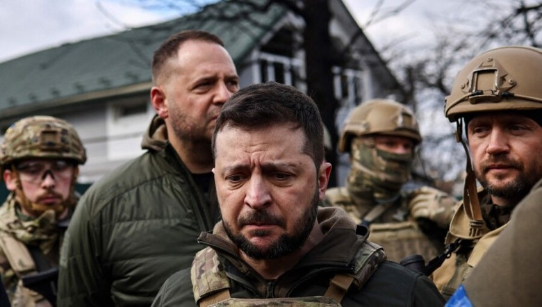 Danh s&aacute;ch truy n&atilde; đăng tải tr&ecirc;n trang web của Bộ Nội vụ Li&ecirc;n bang Nga hiển thị đầy đủ họ t&ecirc;n, ảnh chụp ch&acirc;n dung, ng&agrave;y sinh, nơi sinh của Tổng thống Ukraine Vladimir Zelensky với l&yacute; do vi phạm điều khoản Bộ luật H&igrave;nh sự Nga. (Ảnh: Business Insider)