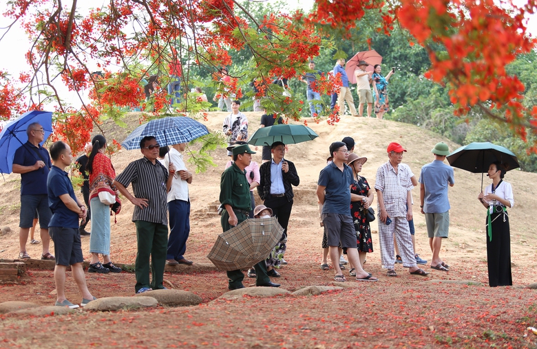 Du khách nườm nượp đổ về di tích đồi A1- Ảnh 25. Du khách nườm nượp đổ về di tích đồi A1- Ảnh 25.