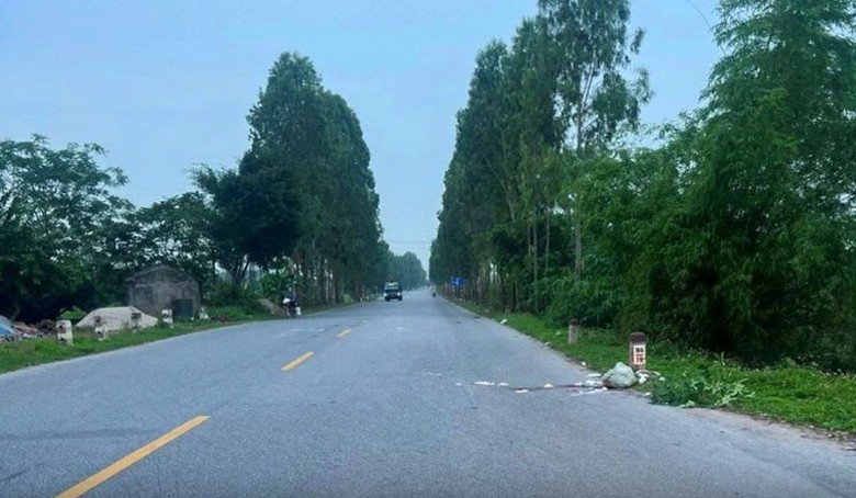 Khu vực xảy ra vụ tai nạn tr&ecirc;n đường tỉnh 390C.