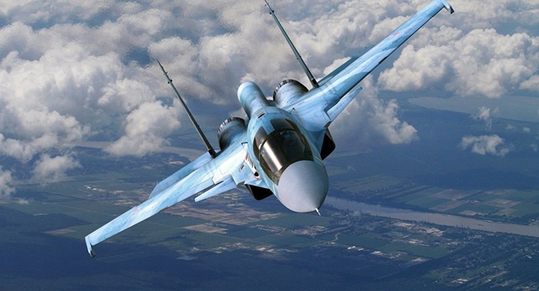 Rơi m&aacute;y bay n&eacute;m bom si&ecirc;u thanh Su-34 của Nga- Ảnh 1.
