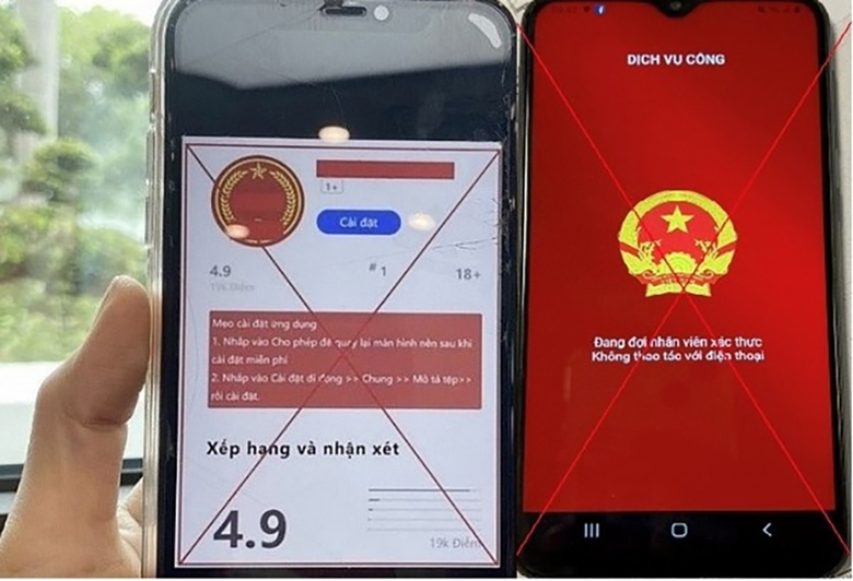 Khởi tố vụ &aacute;n li&ecirc;n quan vụ c&agrave;i phần mềm dịch vụ c&ocirc;ng giả mạo bị lừa mất 10 tỷ- Ảnh 1.