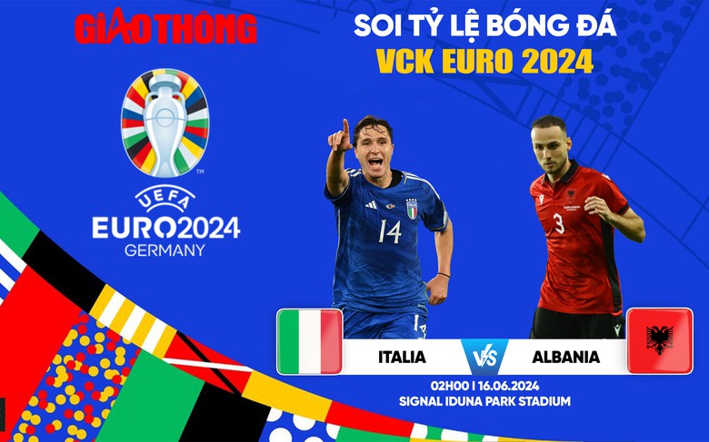Soi tỷ lệ Italia vs Albania (2h ngày 16/6), bảng B EURO 2024- Ảnh 1. Soi tỷ lệ Italia vs Albania (2h ngày 16/6), bảng B EURO 2024- Ảnh 1.