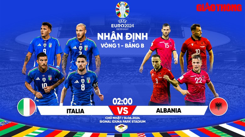 Nhận định, dự đo&aacute;n kết quả Italia vs Albania (2h ng&agrave;y 16/6), bảng B EURO 2024- Ảnh 1.