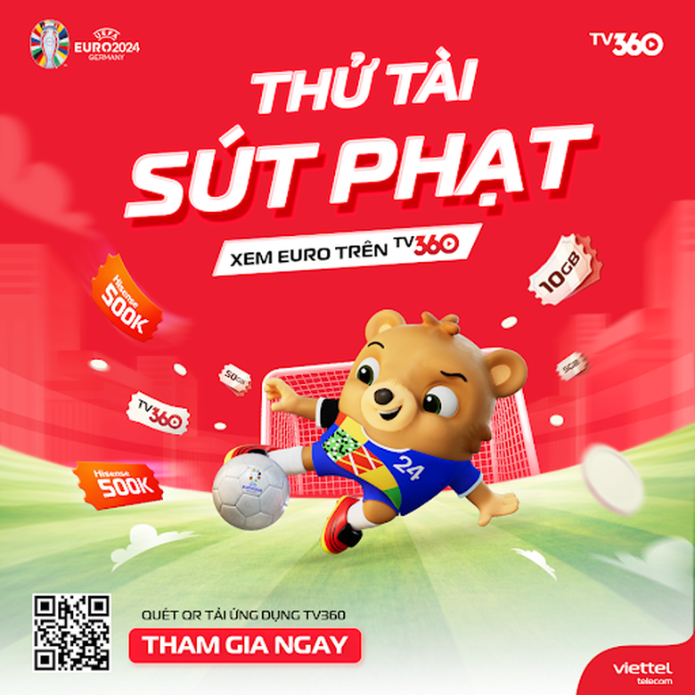 Tr&uacute;ng qu&agrave; cực khủng mỗi ng&agrave;y khi xem EURO 2024 tr&ecirc;n TV360- Ảnh 2.