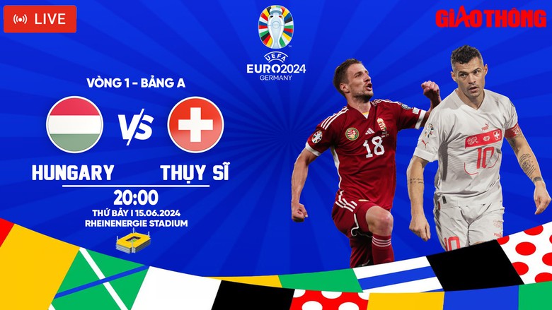 Link xem trực tiếp trận Hungary vs Thụy Sĩ (20h ng&agrave;y 15/6), bảng A EURO 2024- Ảnh 1.
