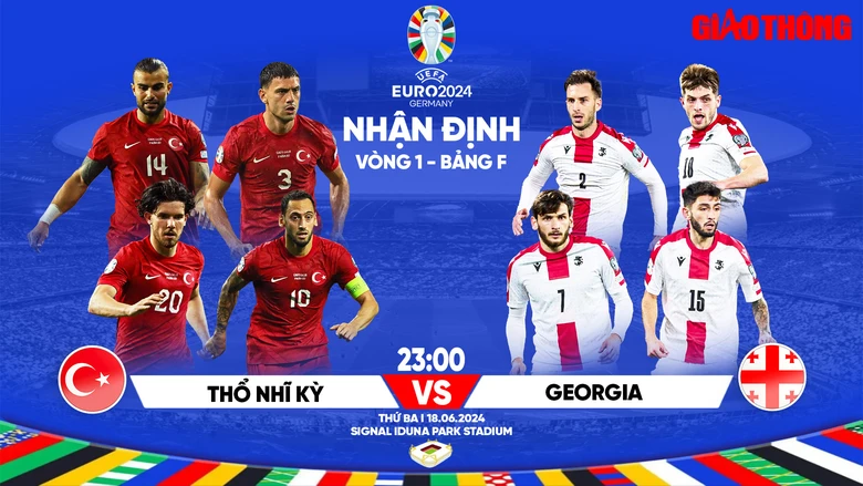 Nhận định, dự đo&aacute;n kết quả Thổ Nhĩ Kỳ vs Georgia (23h00 ng&agrave;y 18/6), bảng F EURO 2024- Ảnh 1.