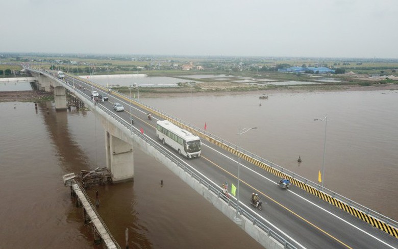 Hơn 580 tỷ đồng x&acirc;y cầu Ninh Cường vượt s&ocirc;ng Ninh Cơ tr&ecirc;n quốc lộ 37