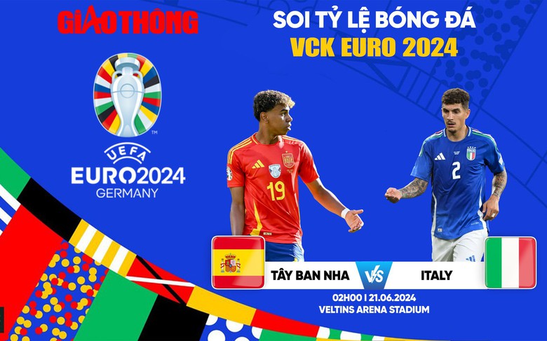 Soi tỷ lệ Tây Ban Nha vs Ý (2h ngày 21/6), bảng B EURO 2024- Ảnh 1. Soi tỷ lệ Tây Ban Nha vs Ý (2h ngày 21/6), bảng B EURO 2024- Ảnh 1.