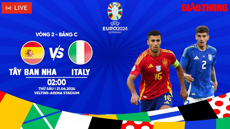 Link xem trực tiếp T&acirc;y Ban Nha vs &Yacute; (2h ng&agrave;y 21/6), bảng B EURO 2024- Ảnh 1.