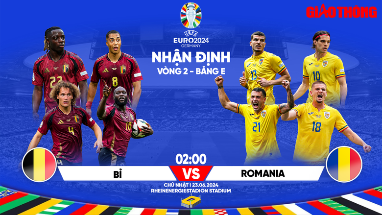 Nhận định, dự đo&aacute;n kết quả Bỉ vs Romania (2h ng&agrave;y 23/6), bảng E EURO 2024- Ảnh 1.