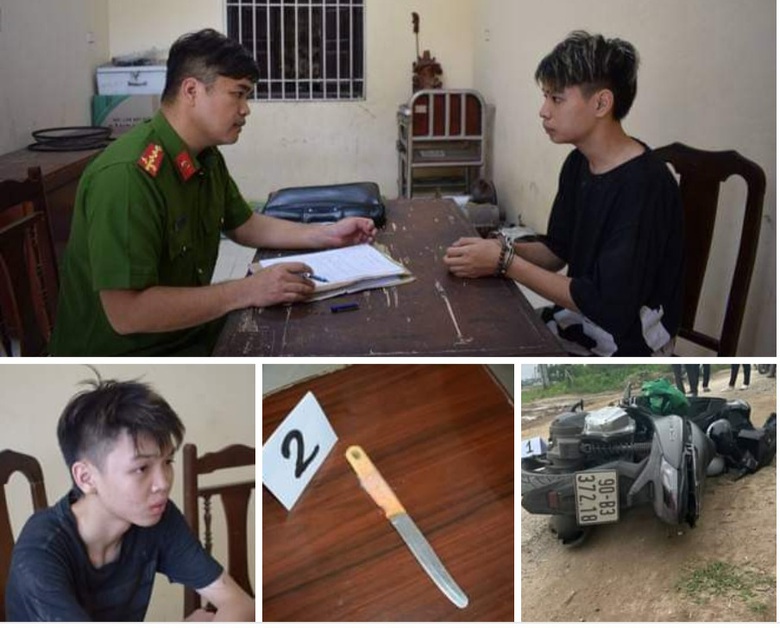 Cả hai đối tượng vụ cứa cổ t&agrave;i xế c&ocirc;ng nghệ để cướp xe ở Hưng Y&ecirc;n đ&atilde; sa lưới- Ảnh 1.