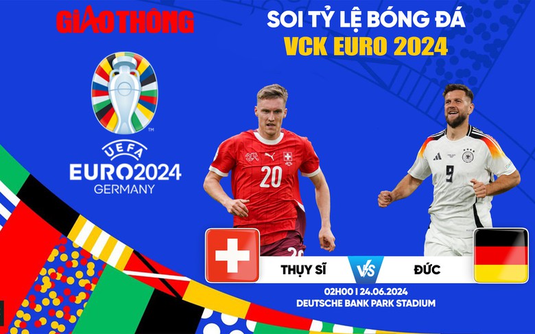 Soi tỷ lệ Thụy Sĩ vs Đức (2h ng&agrave;y 24/6), bảng A EURO 2024- Ảnh 1.