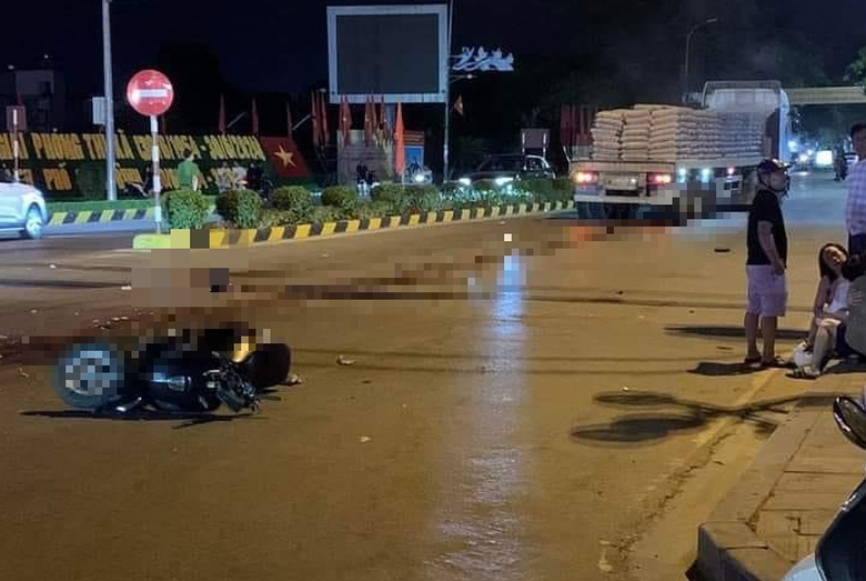 Nữ sinh đi xe m&aacute;y điện tử vong sau tai nạn với &ocirc; t&ocirc; đầu k&eacute;o ở Th&aacute;i B&igrave;nh- Ảnh 1.
