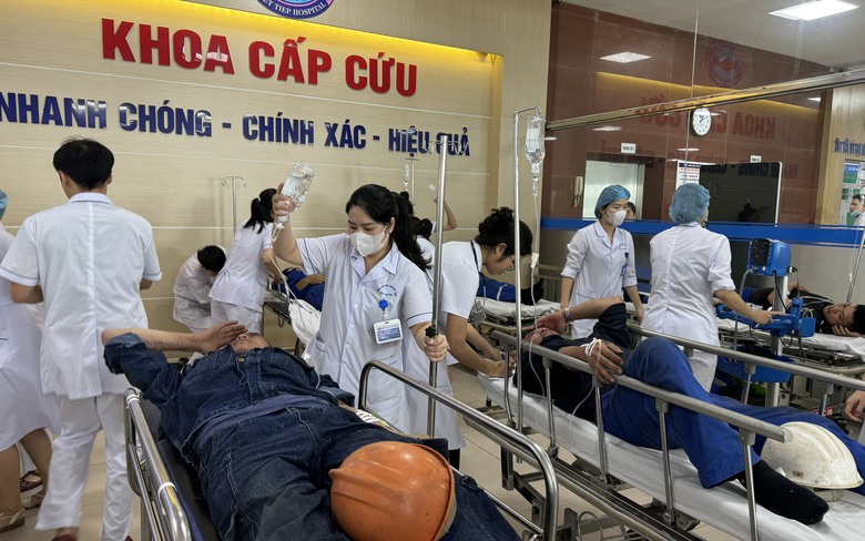 Hải Ph&ograve;ng: Hơn 140 c&ocirc;ng nh&acirc;n nhập viện sau bữa trưa, nghi ngộ độc thực phẩm
