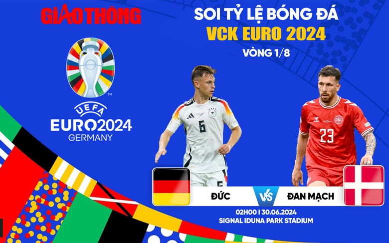 Soi tỷ lệ Đức vs Đan Mạch (2h ng&agrave;y 30/6), v&ograve;ng 1/8 EURO 2024- Ảnh 1.