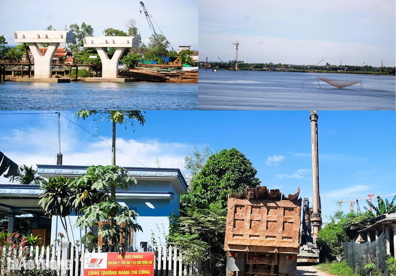 Cận cảnh c&ocirc;ng tr&igrave;nh cầu d&agrave;i 1,3km thuộc dự &aacute;n 2.000 tỷ sau hơn 1 năm thi c&ocirc;ng- Ảnh 8.