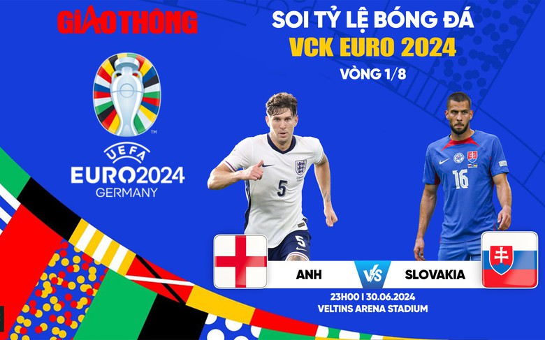 Soi tỷ lệ Anh vs Slovakia (23h ng&agrave;y 30/6), v&ograve;ng 1/8 EURO 2024- Ảnh 1.