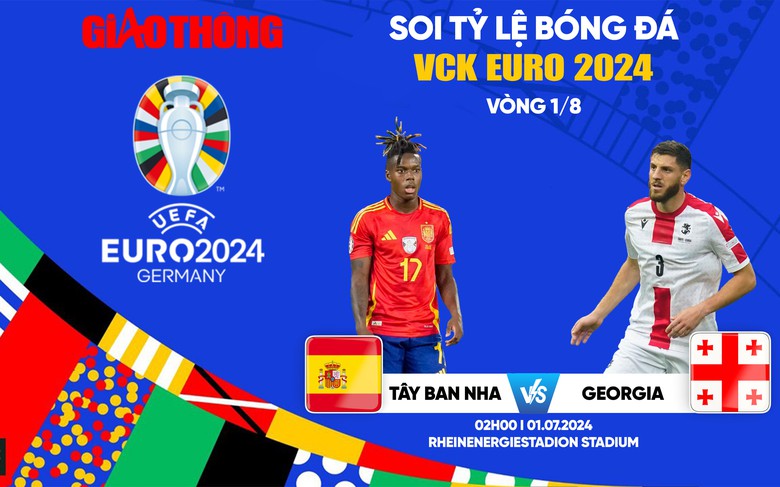 Soi tỷ lệ T&acirc;y Ban Nha vs Georgia (2h ng&agrave;y 1/7), v&ograve;ng 1/8 EURO 2024- Ảnh 1.