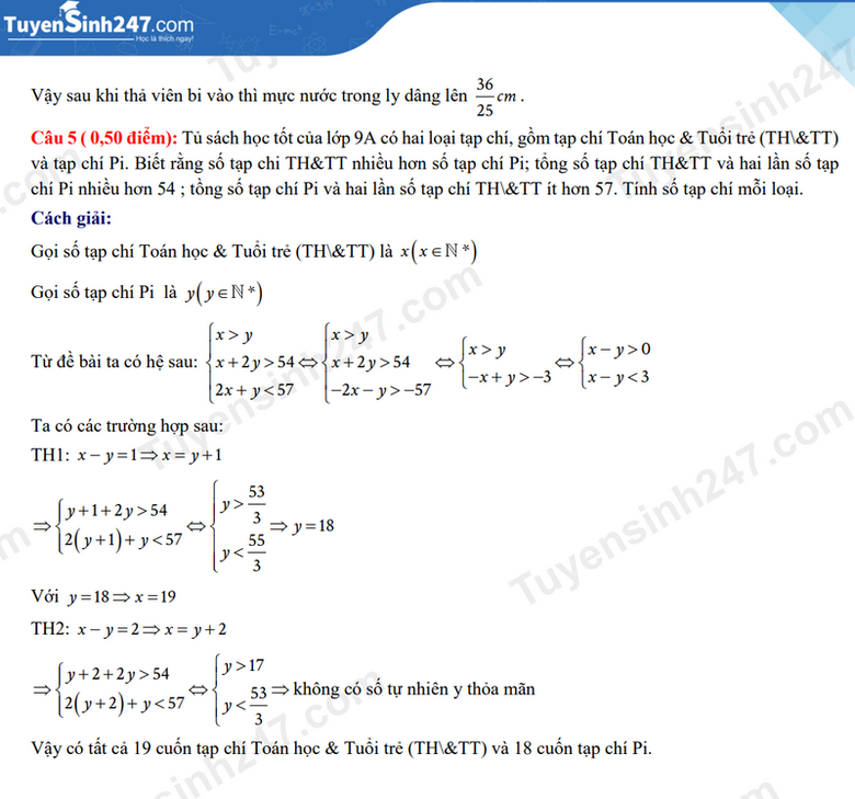 Đáp án đề thi tuyển sinh lớp 10 môn Toán Khánh Hòa năm 2024- Ảnh 6. Đáp án đề thi tuyển sinh lớp 10 môn Toán Khánh Hòa năm 2024- Ảnh 6.