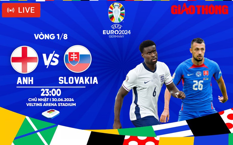 Link xem trực tiếp Anh vs Slovakia (23h ng&agrave;y 30/6), v&ograve;ng 1/8 EURO 2024- Ảnh 1.
