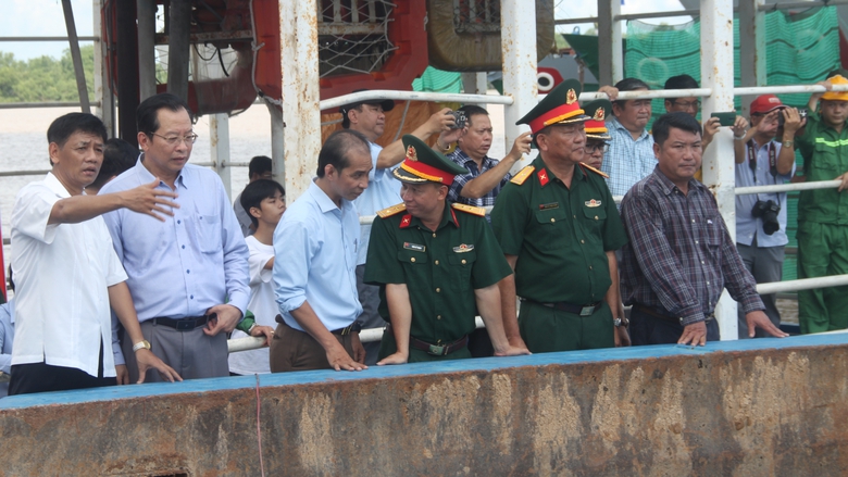 Khai th&aacute;c mỏ c&aacute;t s&ocirc;ng phục vụ thi c&ocirc;ng cao tốc qua S&oacute;c Trăng- Ảnh 1.