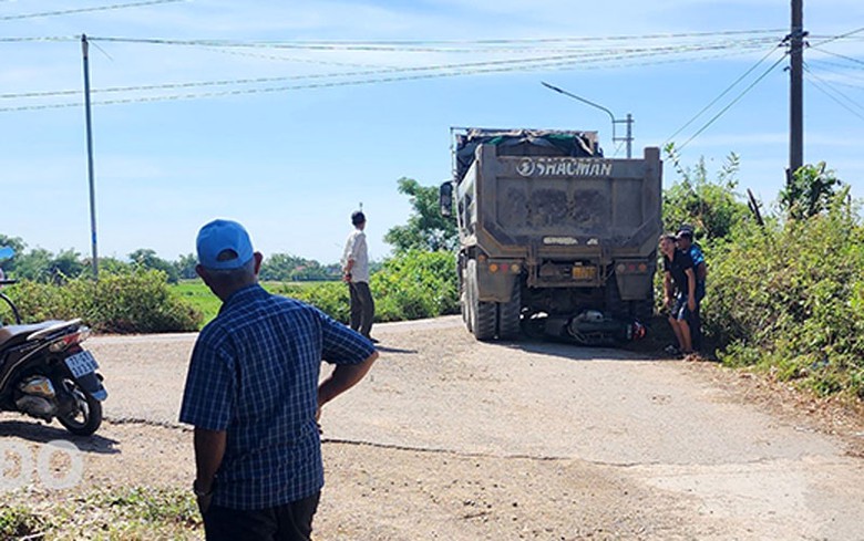 Hiện trường vụ tai nạn - Ảnh: Q. Long. Hiện trường vụ tai nạn - Ảnh: Q. Long.