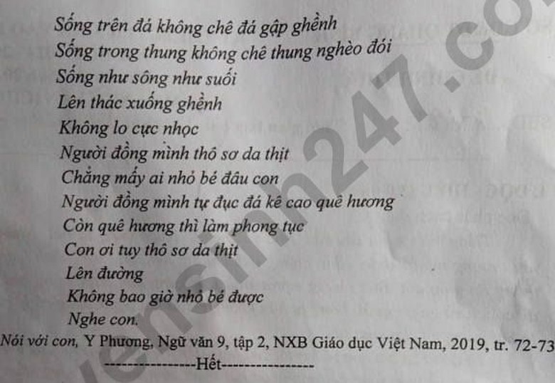 Đ&aacute;p &aacute;n đề thi tuyển sinh lớp 10 m&ocirc;n Ngữ văn Quảng B&igrave;nh năm 2024- Ảnh 3.