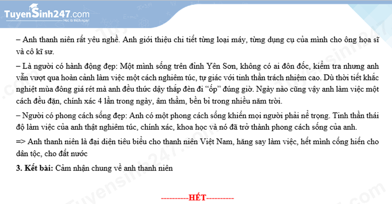 Đáp án đề thi tuyển sinh lớp 10 môn Ngữ văn Hải Phòng năm 2024- Ảnh 6. Đáp án đề thi tuyển sinh lớp 10 môn Ngữ văn Hải Phòng năm 2024- Ảnh 6.