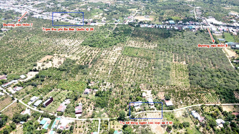 Đắk Lắk: D&acirc;n dựng trụ b&ecirc; t&ocirc;ng ngăn xe n&eacute; trạm BOT- Ảnh 2.