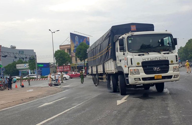 Hiện trường vụ tai nạn - Ảnh: Hương Chi. Hiện trường vụ tai nạn - Ảnh: Hương Chi.