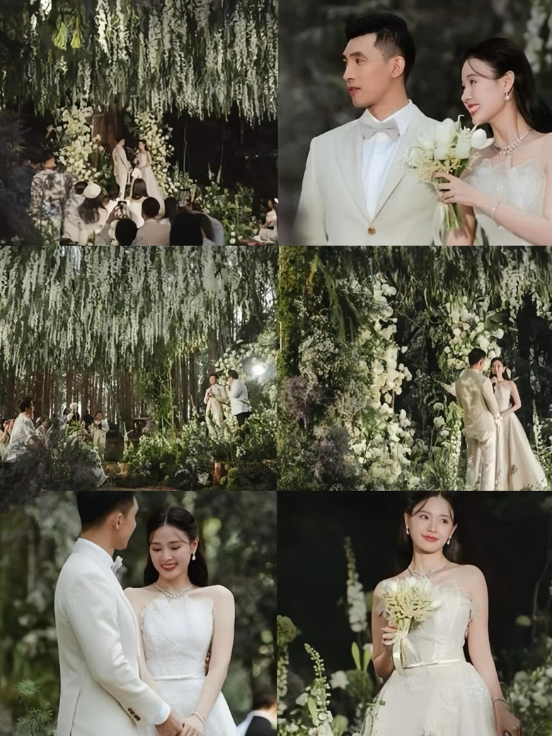 Lộ ảnh hiếm trong lễ đ&iacute;nh h&ocirc;n ri&ecirc;ng tư của Midu v&agrave; chồng thiếu gia- Ảnh 1.