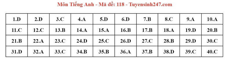 Đ&aacute;p &aacute;n đề thi tuyển sinh lớp 10 m&ocirc;n Tiếng Anh H&agrave; Nội năm 2024- Ảnh 19.
