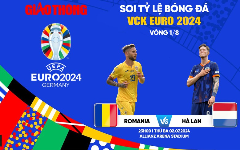 Soi tỷ lệ H&agrave; Lan vs Romania (23h ng&agrave;y 2/7), v&ograve;ng 1/8 EURO 2024- Ảnh 1.