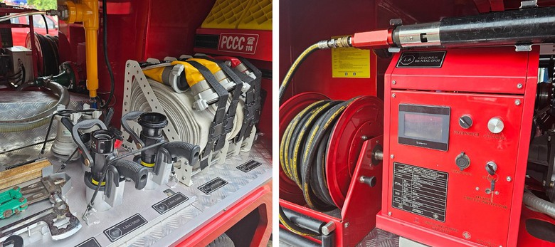 Cận cảnh xe chữa ch&aacute;y nh&agrave; trong ng&otilde; hẻm vừa ra mắt tại TP.HCM- Ảnh 3.